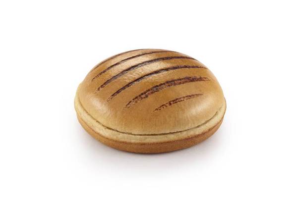 5790001676 Grill Marked Burger Bun - White